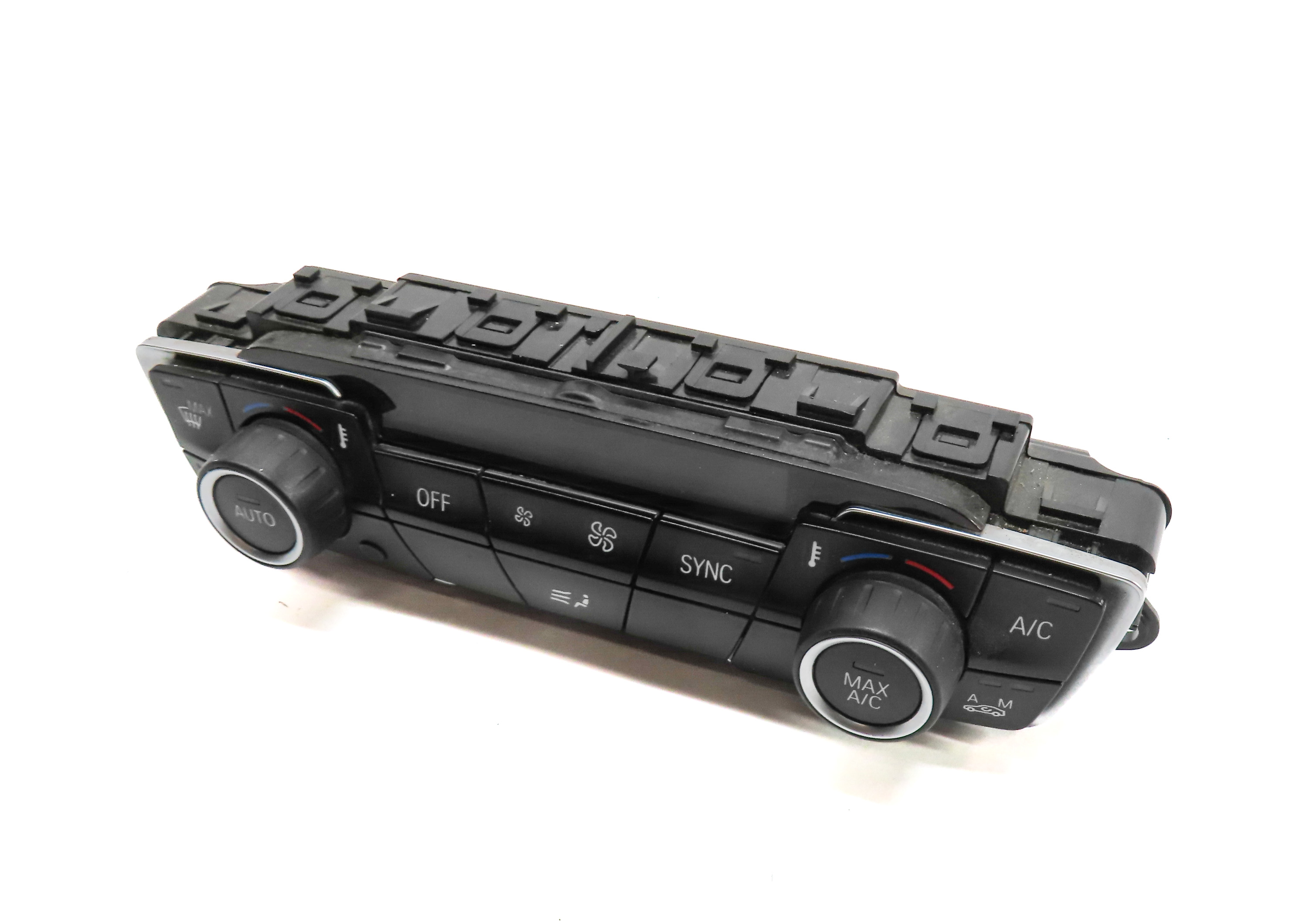 2016-2021 BMW X1 X2 (F39 F48) FRONT HEATER A/C TEMPERATURE RADIO CONTROL w/ TRIM — exact item pictured